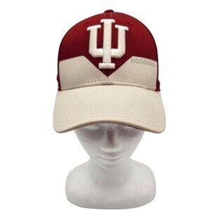 Adidas Fitmax Indiana Hoosiers‎ Hat Stretch Fitted Size S/M NCAA College NEW